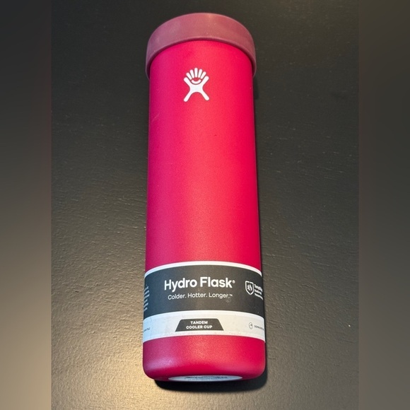 Hydro Flask Other - Hydro Flask Tandem Cooler Cup - 26 oz 2-can cooler/insulated cup Color “Snapper”